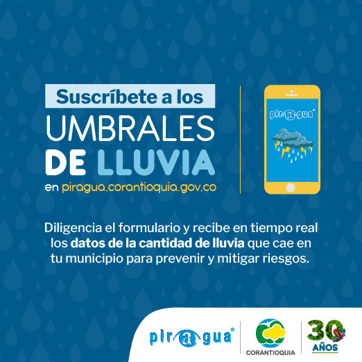Suscríbete a los Umbrales de Lluvia. Clic acá